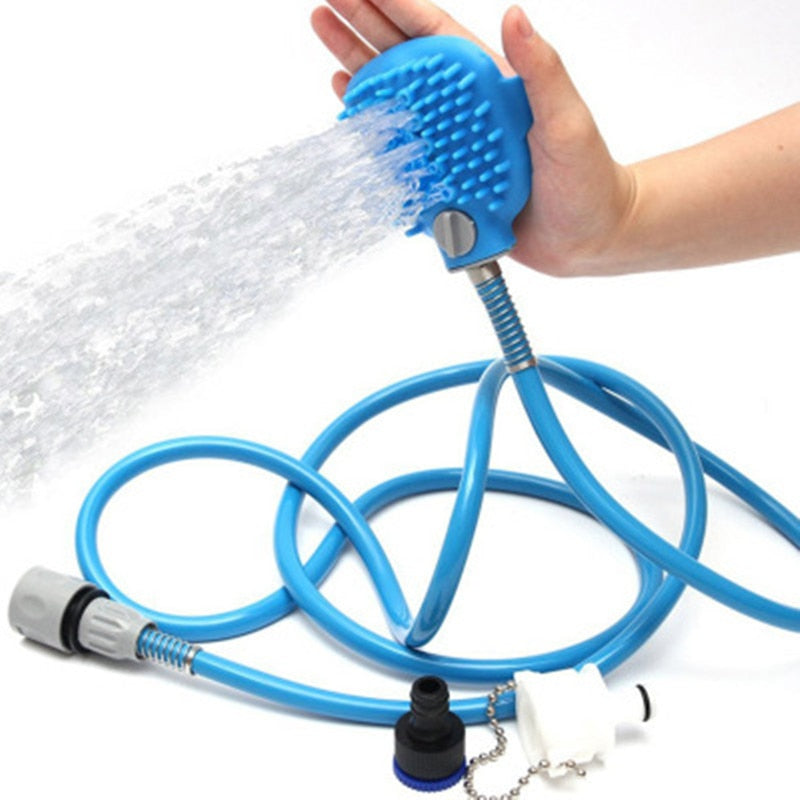 Pet Shower Bathing Scrubber Device - Omnivella