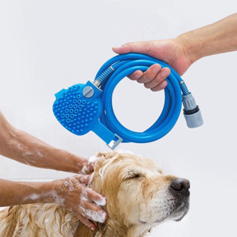 Pet Shower Bathing Scrubber Device - Omnivella